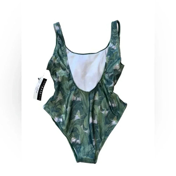 POPRAGEOUS Banana Leaf Swimsuit XL - Picture 2 of 8
